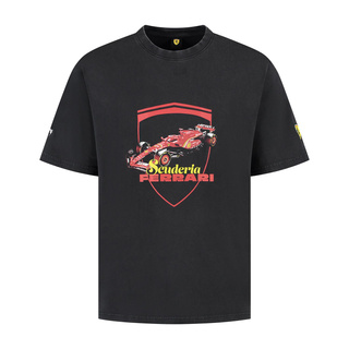 2025 Ferrari F1 Men's Driver Black T-shirt