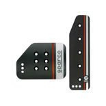 Sparco SETTANTA black pedal pads long gas