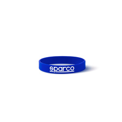 Sparco Logo silicone wristband blue