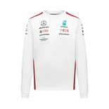  Mercedes AMG F1 Mens Team Longsleeve T-shirt White