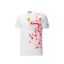  Ferrari F1 Mens Leclerc SE T-Shirt white