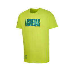  Aston Martin F1 Mens Las Vegas T-shirt lime green