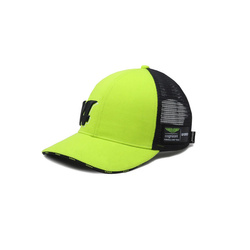 Aston Martin F1 Mens Alonso Kimoa Baseball Cap lime green