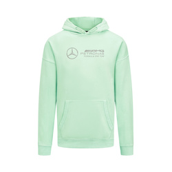  Men's Retro Hoodie Mint Mercedes AMG F1