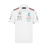 2024 Mercedes AMG F1 Men's Team White Polo