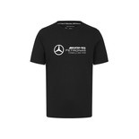 2024 Mercedes AMG F1 Men's Large Logo Black T-shirt