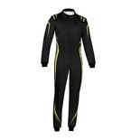 Sparco Prime MY22 Racing Suit black-yellow (FIA homologation)