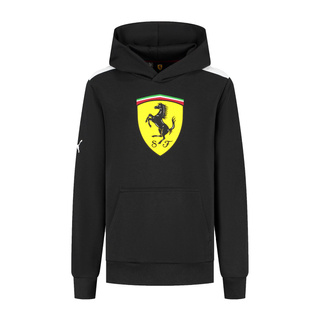 2025 Ferrari F1 Kids Hoodie Shield black