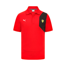 2024 Ferrari F1 Mens Logo Polo Shirt red