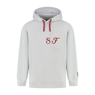 2025 Ferrari F1 Men's Graphic Grey Hoodie
