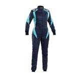 OMP FIRST-ELLE MY20 Racing Suit Navy Blue (FIA homologation)