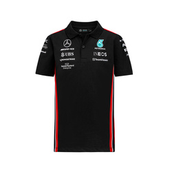  Mercedes AMG F1 Kids Team Polo Shirt Black