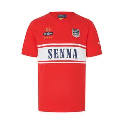 2024 Ayrton Senna F1 Men's Legacy Patchwork T-Shirt