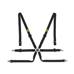 OMP ONE Pull Up 6 - point Safety Belts black