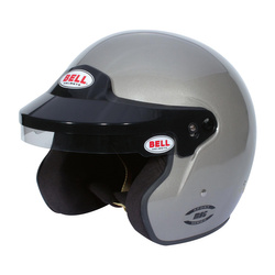 Bell MAG Open Face Helmet Silver without HANS Posts (FIA 8859-2015 Approved)