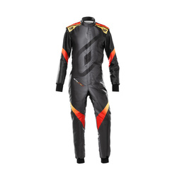 OMP KS-X Art 8877-2022 Karting Suit black-red (FIA)