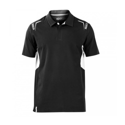 Sparco Mens PRO-TECH Polo Shirt Black