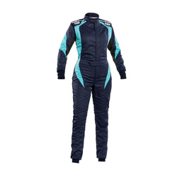 OMP FIRST-ELLE MY20 Racing Suit Navy Blue (FIA homologation)