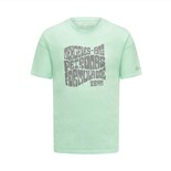  Mercedes AMG F1 Mens Retro Mint T-shirt