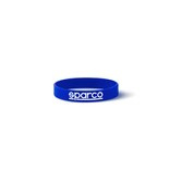 Sparco Logo silicone wristband blue