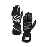 OMP FIRST MY24 Racing Gloves Black (FIA)