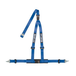 Sparco CLUB H-3M DUAL 3-points Safety Harness blue (ECE) 