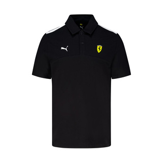 2025 Ferrari F1 Men's Logo Polo Shirt black