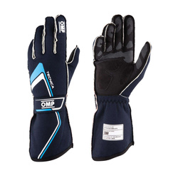 OMP TECNICA MY21 Racing Gloves Dark Blue (FIA)