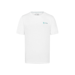 2024 Mercedes AMG F1 Men's Small Logo White T-shirt