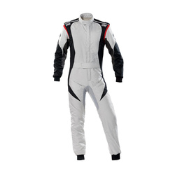 OMP FIRST-EVO MY20 Racing Suit Silver (FIA homologation)