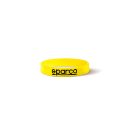 Sparco Logo silicone wristband yellow