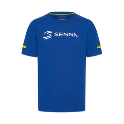 2024 Ayrton Senna F1 Men's Stripe T-Shirt