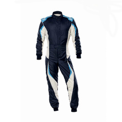 OMP TECNICA EVO MY23 Racing Suit Navy/White (FIA)