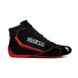 Sparco SLALOM MY22 Racing Shoes Black/Red (FIA)